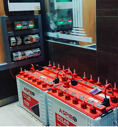 Solar Batteries Installation